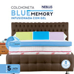Cargar imagen en el visor de la Galería, Colchoneta Topper Blue Memory